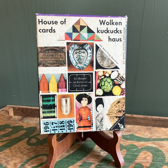 Vintage 60s Eames House of Cards German Picture Deck - Picture 1 of 6